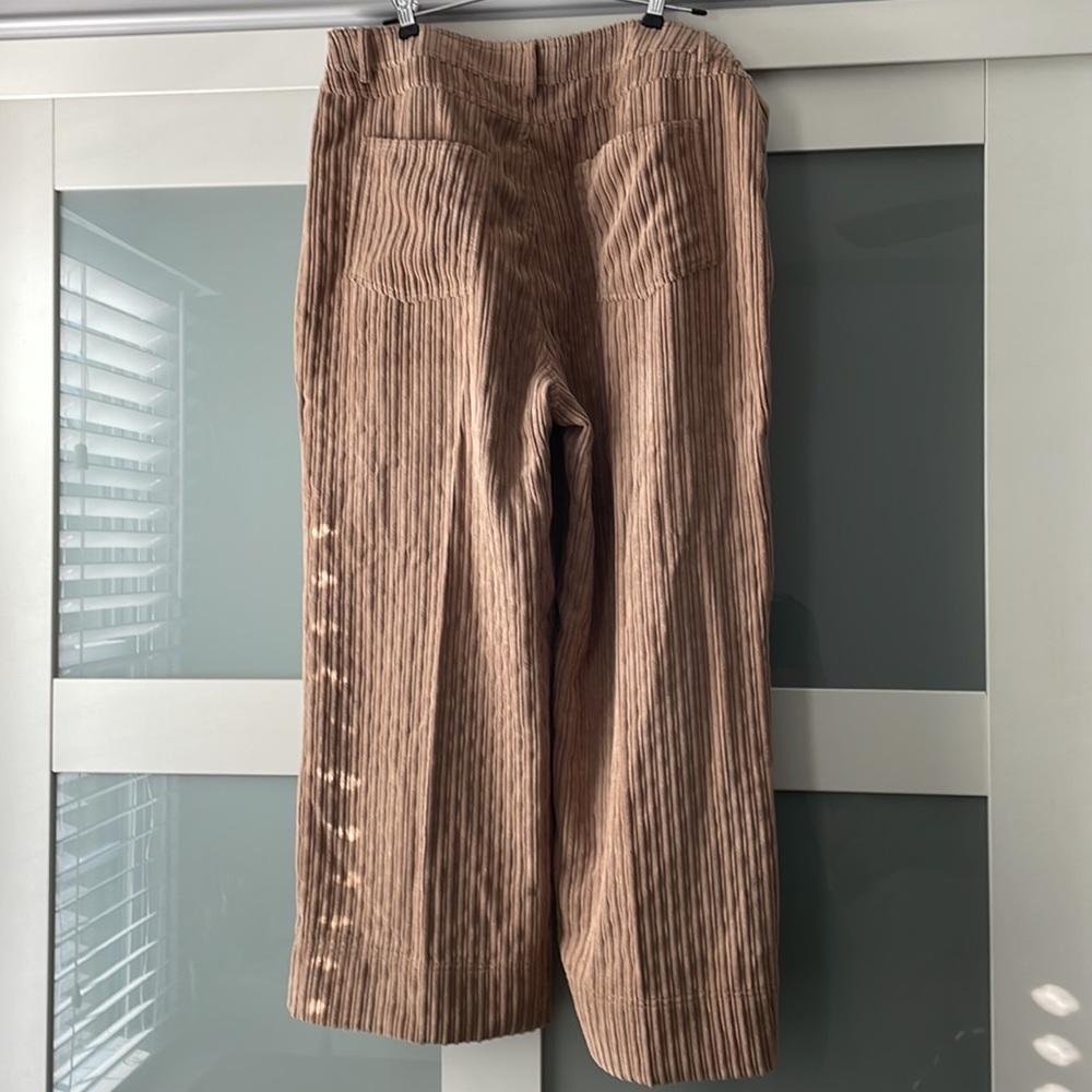 Elie Tahari Cropped Corduroy Wide Leg Pants - Picture 8 of 12